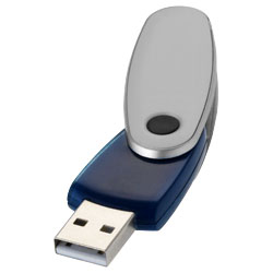 Rotační USB paměť modrá