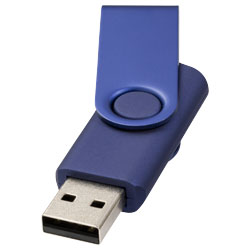 Kovové USB Rotační modrá