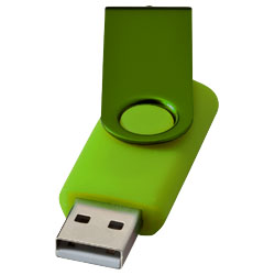 Kovové USB Rotační zelená