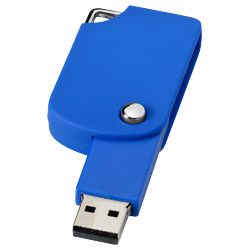 Otočné Čtvercové USB modrá